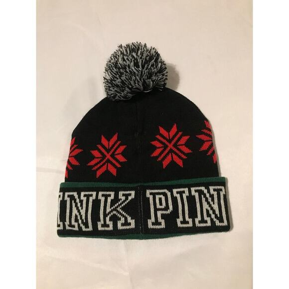 Pink winter beanie with pom pom cozycore - Picture 4 of 6